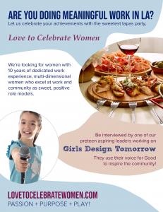 Love to Celebrate Women...Attend The Sweetest Dining Party at XUNTOS on August 24th a Pre-Women's Equality Day Celebration www.LovetoCelebrateWomen.com