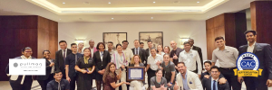 Team at Pullman Dubai Creek City Centre with the CAC certificate