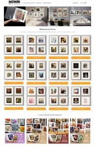 Mowbi Wholesale Art Prints Homepage