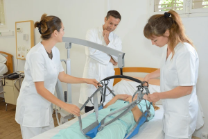 Seamless Patient Transfers with Joerns Advanced Patient Hoyer Lift and Sling, Ensuring Comfort and Safety