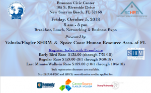 2018 East Central Florida HR Conference Details and pricing