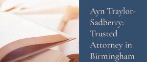 Website of Lawyer Ayn Traylor Sadberry