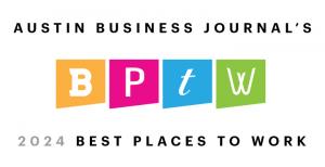 Austin Business Journal Best places to Work logo