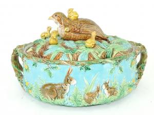 Part 3 of the outstanding majolica collection of Edward and Marilyn Flower will be held Aug. 20 by Strawser Auction Grp.