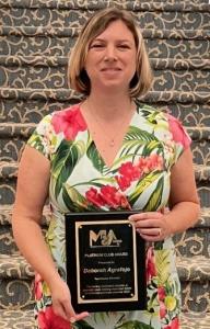 Deborah Agrafojo recipient of the M&A Source Platinum Club award.