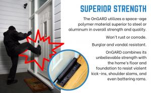 THe OnGARD Security Door Jammer Keeps Criminals On the Outside of the Home