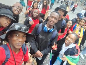 Eight young leaders from Afrika Tikkun