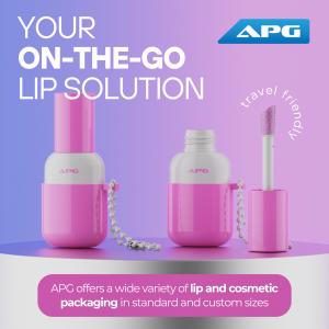 APG Introduces Innovative Lip Gloss Component with Keychain for On-the-Go Beauty