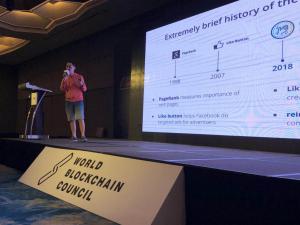 LikeCoin at World Blockchain Conference