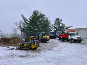 Schares Landscaping LLC providing commercial snow removal services in Iowa