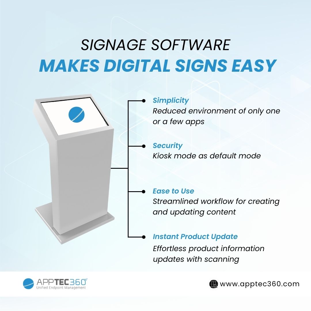 Makes Digital Signs Easy - Apptec360