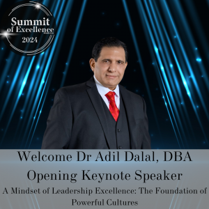 Dr. Adil Dalal is a distinguished leadership expert, author, and speaker known for his profound knowledge and captivating presentation skills