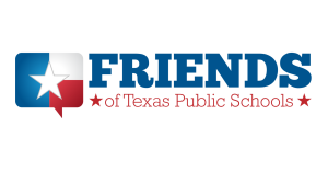 Red and Blue logo for Friends of Texas Public Schools