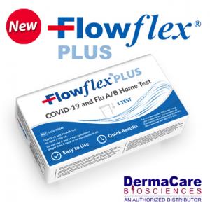 NEW! FLOWFLEX PLUS Covid-19, Flu A/B At-Home Test Distributed by Dermacare BioSciences