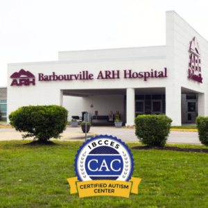 Barbourville ARH Hospital building with its name prominently displayed on the front.