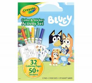 Bluey Color Decorate and Sticker Book