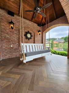 Oak Porch Swing