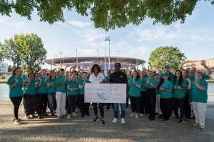 JACKIE JOYNER-KERSEE UNITES WITH NFL’S MARSHALL FAULK TO BRING THE TRUTH ABOUT DRUGS TO XXXIII SUMMER OLYMPICS