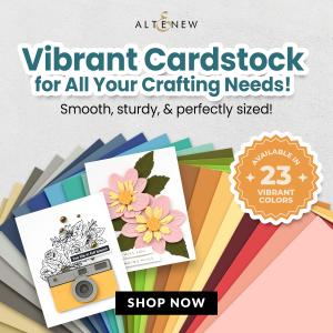 Altenew finally releases colored cardstock that coordinates with their ink colors.