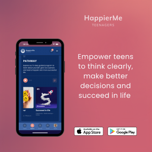 Image about he HappierMe app