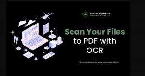 scan the file to PDF with OCR