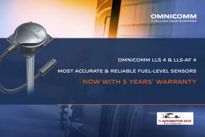 OMNICOMM  launches five-year warranty capacitive fuel-level sensors