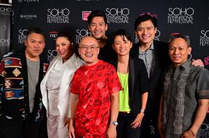 World Premiere of "Asian Persuasion. L-R: Dante Basco, KC Concepcion, Mike Ang, Kevin Kreider, Celia Au, Paolo Montalban, Jhett Tolentino