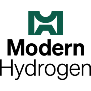 Green logo that looks like M and H combined in an emerald green