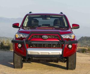 RAMBLER Grille Guard with built-in 30 inch LED Light Bar on a Toyota 4Runner