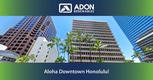 Adon Renewables new office building in Honolulu, Hawaii