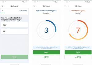 LINNER App V2.4 Self-check Hearing Test