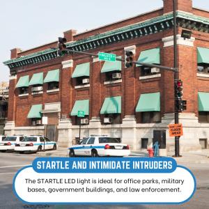 STARTLE LED Security Flood Light is Ideal For Law Enforcement, Residences and Commercial Buildings