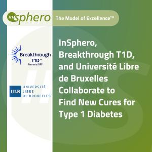 InSphero, Breakthrough T1D, and Université Libre de Bruxelles Collaborate to Find New Cures for Type 1 Diabetes