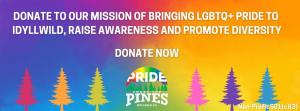 ride Under the Pines is a 501(c)3 non-profit that raises monies in support of their mission of bringing an annual celebration of Diversity and Inclusion to the desert community of Idyllwild, CA.