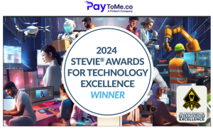 PayToMe.co Honored with Award for Technology Excellence