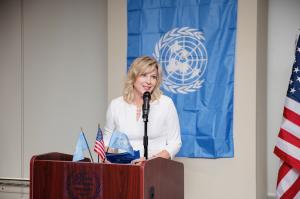 Zoe-Ann Bartlett Speaks at the Empowering Women and Girls to Thrive Summit at the United Nations