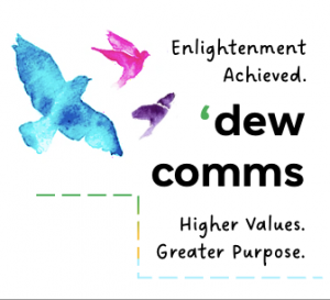 'dew comms logo https://www.dew-comms.com