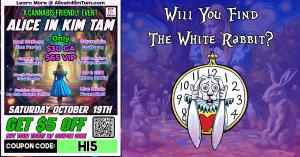 Alice in Kim Tam Cannabis Halloween Party in Uniontown to Include 0 White Rabbit Contest