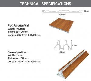 Vietnam Wood grain PVC partition wall supplier: The durable, safe, and stylish space solution