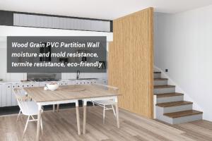 Wood grain PVC partition walls offer many benefits to users (Source: Kosmos)