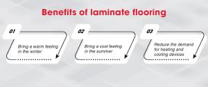 Benefits of laminate flooring - Source Kosmos