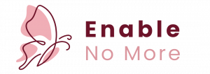 logo featuring a butterfly for enable no more