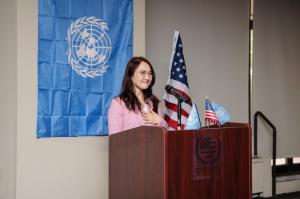 Dr. Jiyoung Jung Speaks at the Empowering Women and Girls to Thrive Summit at the United Nations