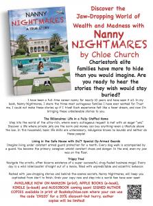 Charleston’s Elite Families Exposed in New Memoir ‘Nanny Nightmares’ by Chloe Church