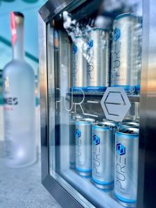 PURE Energy Drink in Refrigerator