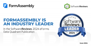 FormAssembly Named Leading Provider of eForm Solutions by Industry Analysts