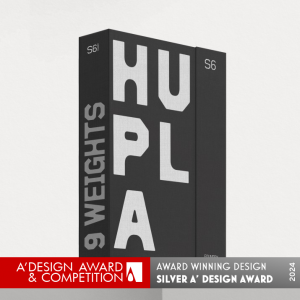 Hupla Typeface by Paul Robb Wins Silver in A’ Graphics Industry Awards