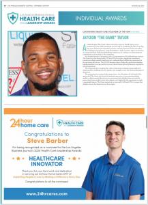 The Game Nominated for Healthcare Award by Los Angeles Business Journal for Community Impact