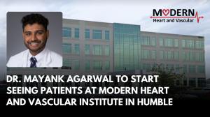 Dr. Mayank Agarwal - Cardiologist starting in Humble