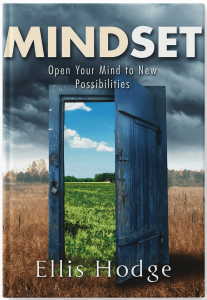 A book cover titled "Mindset" by Ellis Hodge, featuring a thoughtful design that reflects personal growth and development.